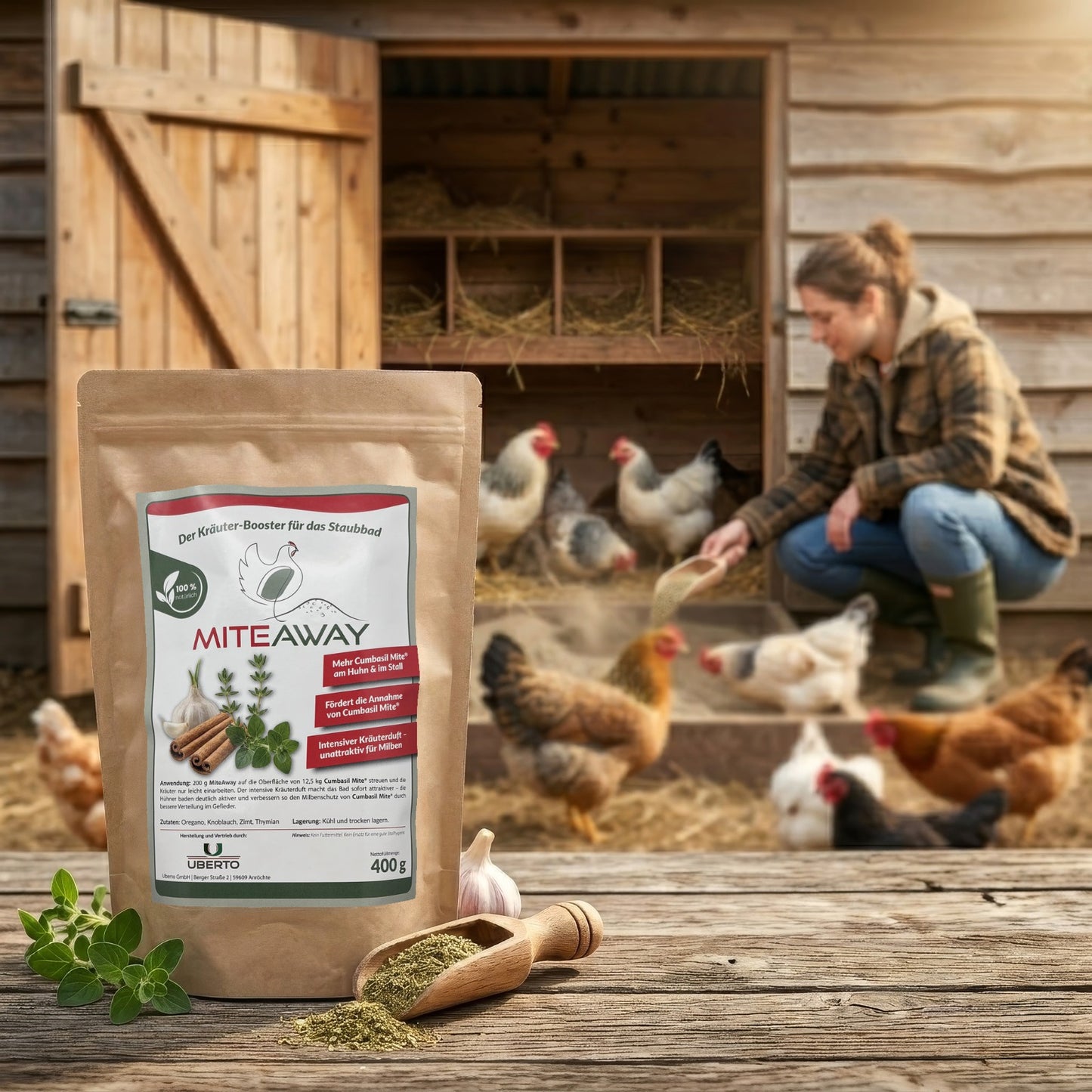 Cumbasil Mite 25kg & MITEAWAY 400g Packung - Das DUO für chemielosen Milbenschutz