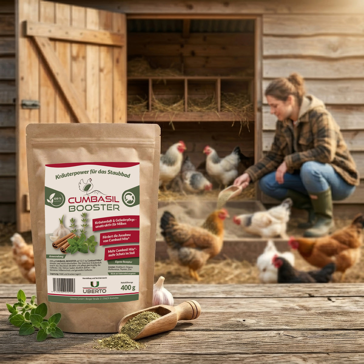 CUMBASIL BOOSTER 400 g – Natürlicher Kräuter-Booster für Cumbasil Mite