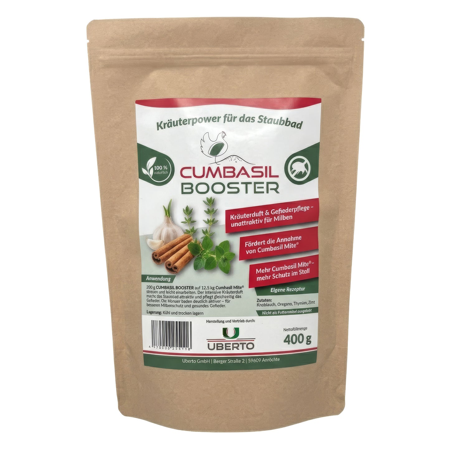 CUMBASIL BOOSTER 400 g – Natürlicher Kräuter-Booster für Cumbasil Mite