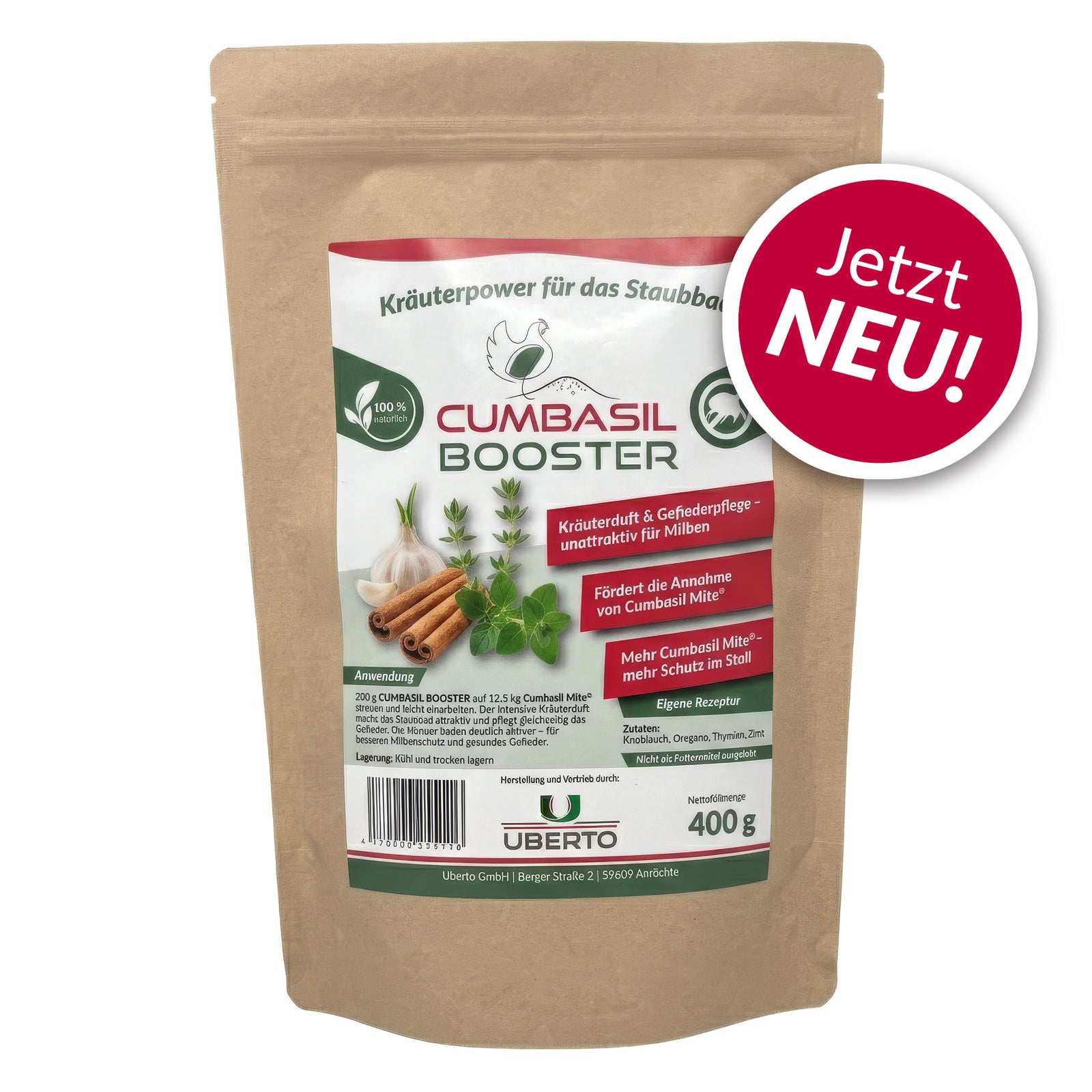 CUMBASIL BOOSTER 400 g – Natürlicher Kräuter-Booster für Cumbasil Mite
