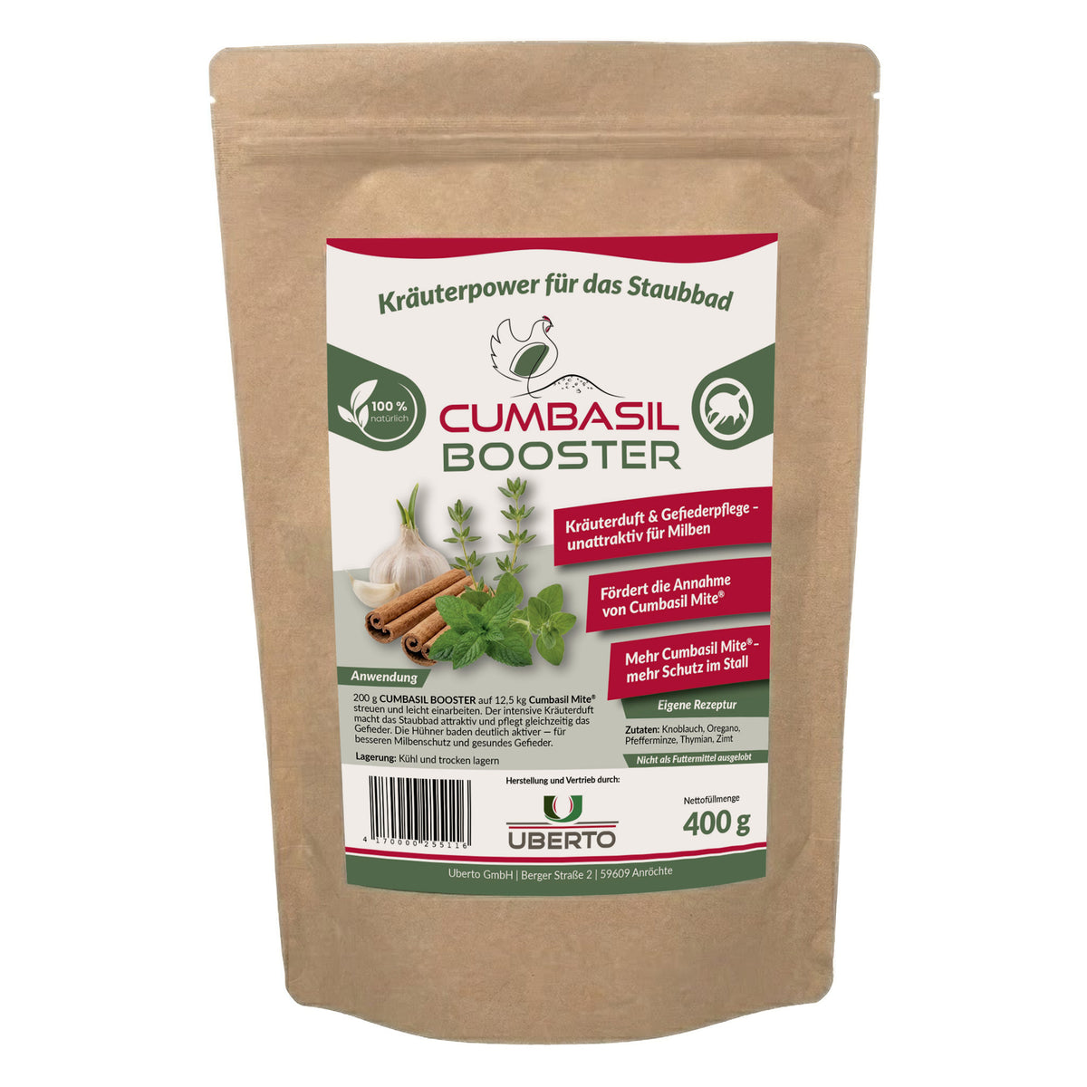 CUMBASIL BOOSTER 400 g – Natürlicher Kräuter-Booster für Cumbasil Mite