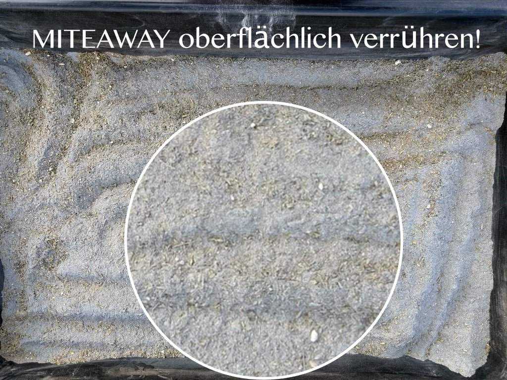Cumbasil Mite 25kg & MITEAWAY 400g  - Das DUO für chemielosen Milbenschutz und Pflege